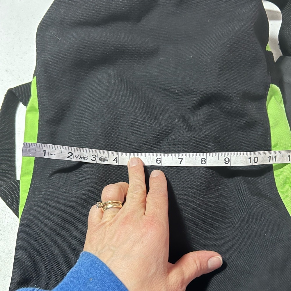 L.L. Bean weekender Lime and Black Duffel Bag - Picture 5 of 10